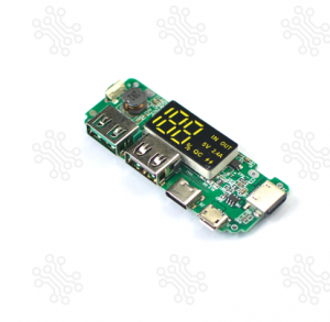 Circuit de batterie externe LED double USB 5V 2,4A Micro Type C Lightning USB 18650
